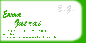 emma gutrai business card